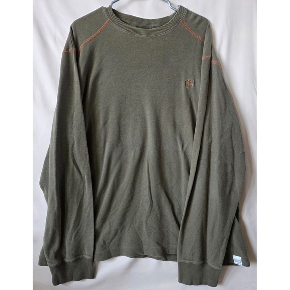 Timberland Other - Timberland Boot Company Mens XXL Olive Green Waffle Knit Thermal Long Sleeve